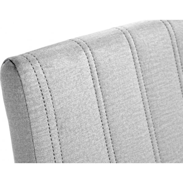 Stol Heather - Lys gr� fl�yel & svart