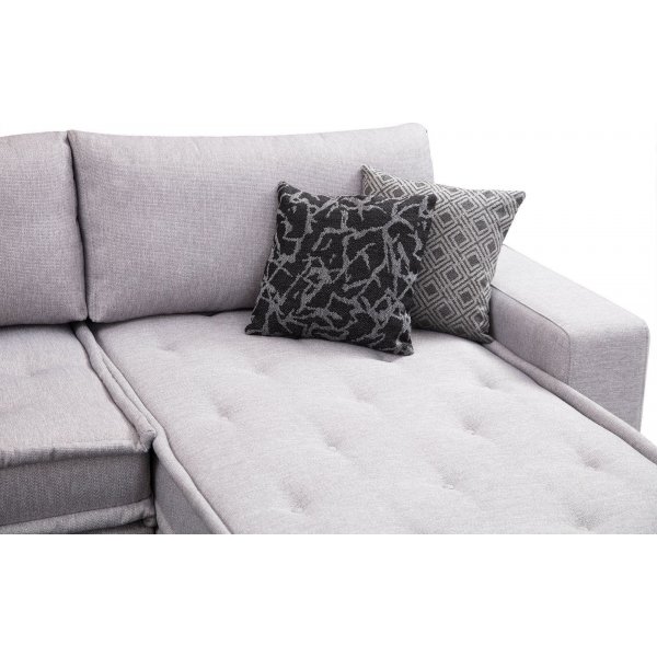 Lena divansofa - Lysegr