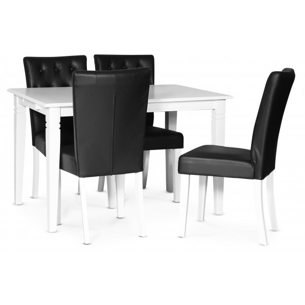 Sandhamn spisebord, 120x80 cm - Hvit Sandhamn spisebord, 120x80 cm - Hvit