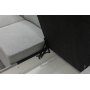 Trn gr U-sofa kabriolet med oppbevaring - vendbar
