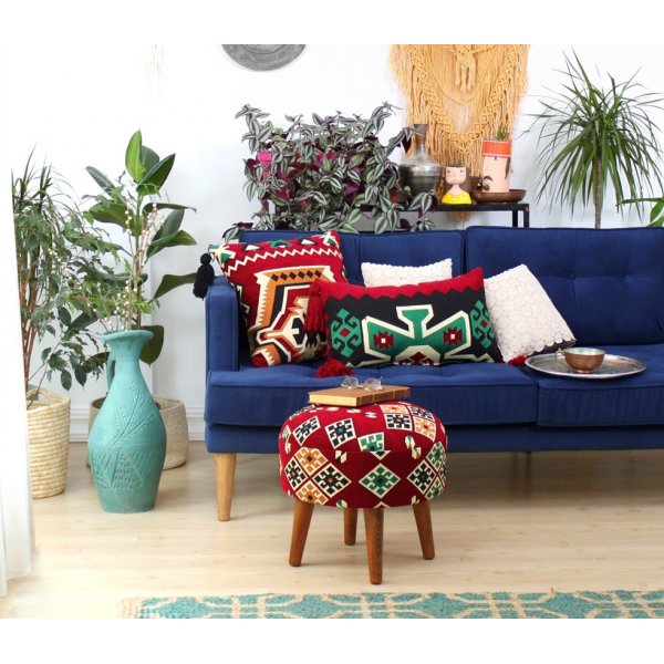 Melik puff 2 - Flerfarget Melik puff 2 - Flerfarget