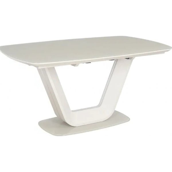 Bumbi spisebord 160-220 cm - Kremhvit