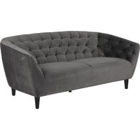 Felicia 3-seters sofa - Mørkegrå (Fløyel) Felicia 3-seters sofa - Mørkegrå (Fløyel)