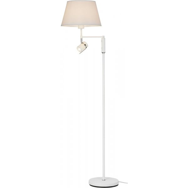 Network gulvlampe - Hvit/krom