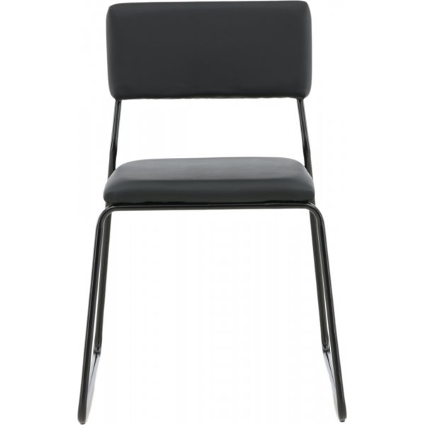 Frekvens stol - Svart PU