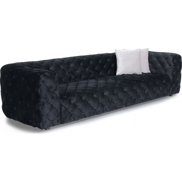 Zeus 4-seters sofa - Svart Zeus 4-seters sofa - Svart