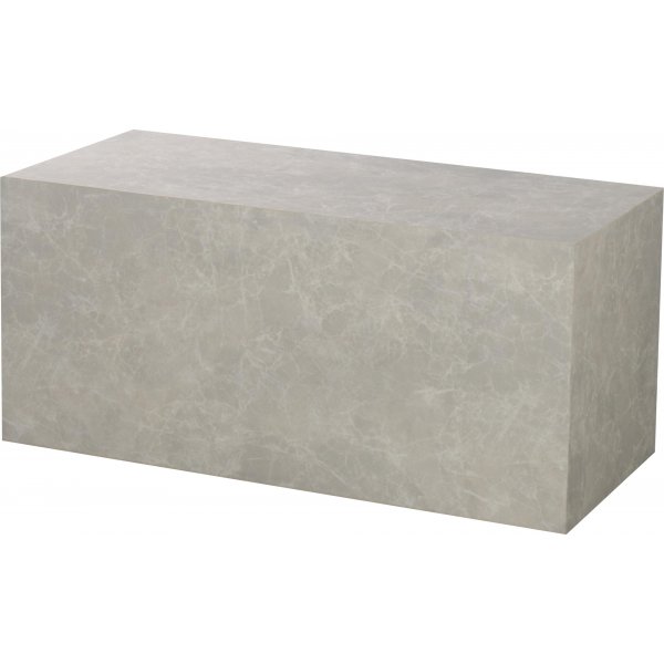 Kuben salongbord beige marmorfolie 110 x 50 cm Kuben salongbord beige marmorfolie 110 x 50 cm