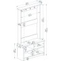 Lombardi hallmbler - Furu/beige
