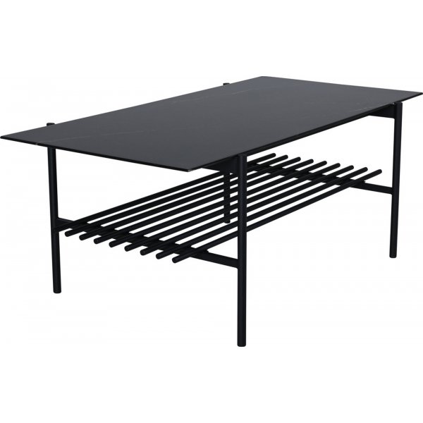 Adel salongbord 120 cm - Svart marmor