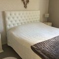 Kundebilde Sensation sengegavl 180 cm - Hvit Eco-l�r
