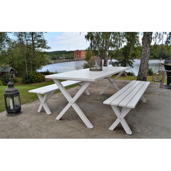 Scottsdale benk 180 cm - Hvit Scottsdale benk 180 cm - Hvit