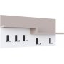 Harmon kleshenger - Lys mocca/hvit