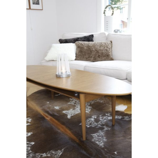 Eksotisk okseskinn Sort/brun/hvit Eksotisk okseskinn Sort/brun/hvit