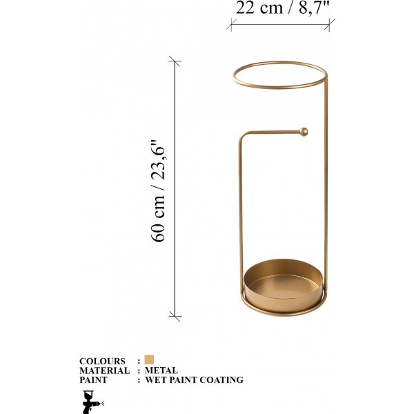 Semsi paraplystativ 3 - Gull Semsi paraplystativ 3 - Gull