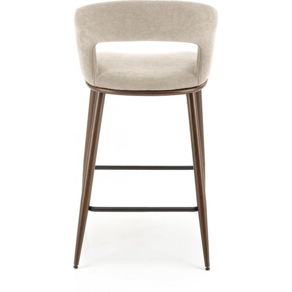 Barkrakk beige/valnøtt setehøyde 65 cm - Pelican + Møbelføtter Barkrakk beige/valnøtt setehøyde 65 cm - Pelican + Møbelføtter