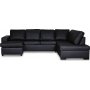 Solna U-sofa D3A - Bonded Leather