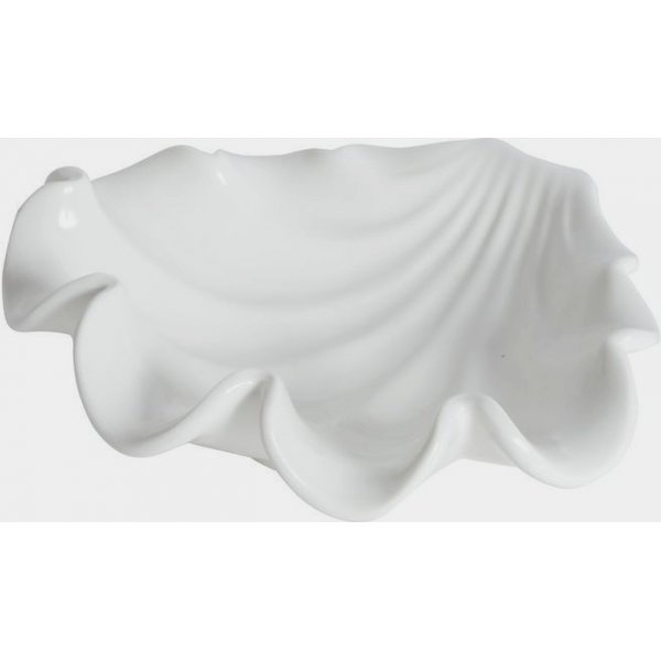 Skallserveringsfat 16 cm - Hvit