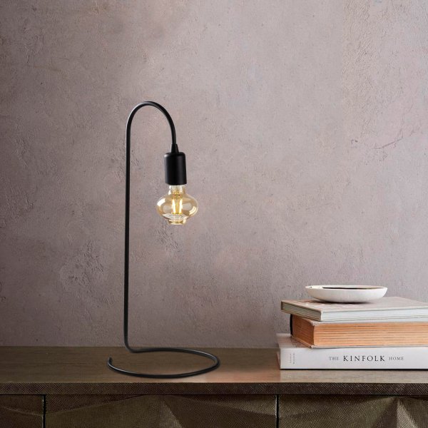 Yllan bordlampe, klar - Svart