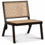 Rizz loungestol - Mahogny / Lys rotting