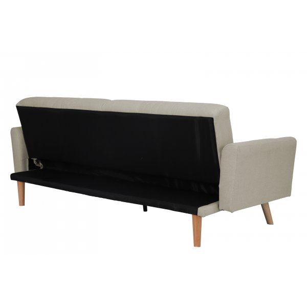 Sovesofa Borlänge - Lysegrått stoff | 207 cm Sovesofa Borlänge - Lysegrått stoff | 207 cm