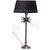 Palmblad Bordlampe 39cm - Old S�lv