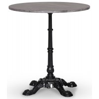 Mystery bord, rundt, 70 cm - Svart understell / betongimitasjon Mystery bord, rundt, 70 cm - Svart understell / betongimitasjon