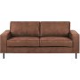 Sand 2,5-seter sofa - Cognac kolr
