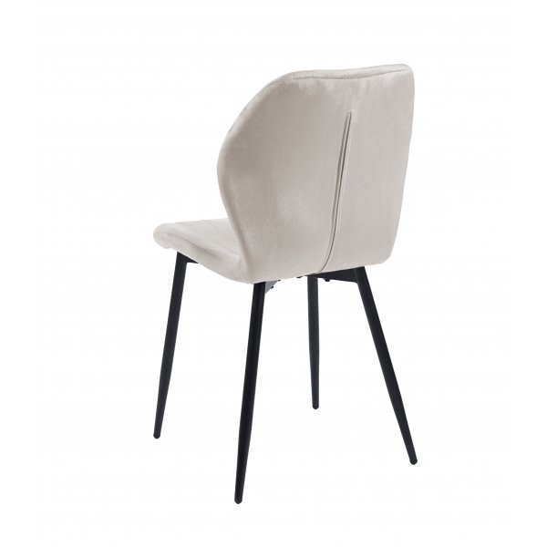 Santos spisestuestol - Beige flyel