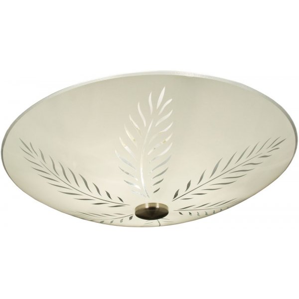 Plafond Palmblad - Hvit/stl