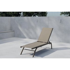 Solseng Kastos i st�l/tekstil - brun/beige