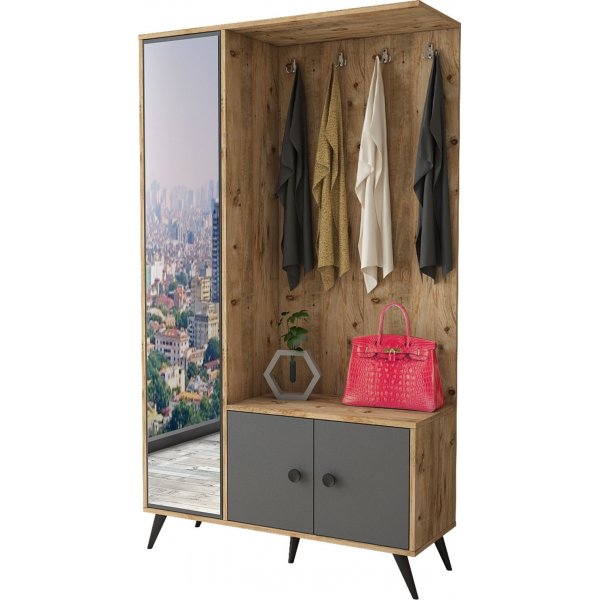 Vilamo gangm�bel - Furu/antrasitt