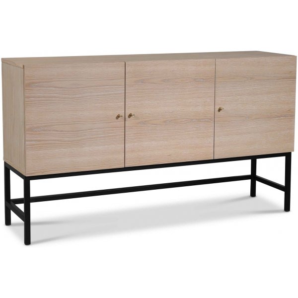 Carl skjenk med 3 d�rer - Whitewash oak