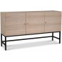 Carl skjenk med 3 drer - Whitewash oak