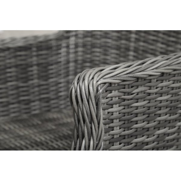 Balkongsett med 2 stoler og bord 48 x 48 cm gr/rotting - Tor/Jacksonville