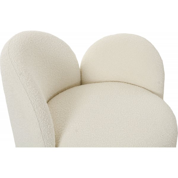 Honolulu lenestol Gul boucle høyre Honolulu lenestol Gul boucle høyre