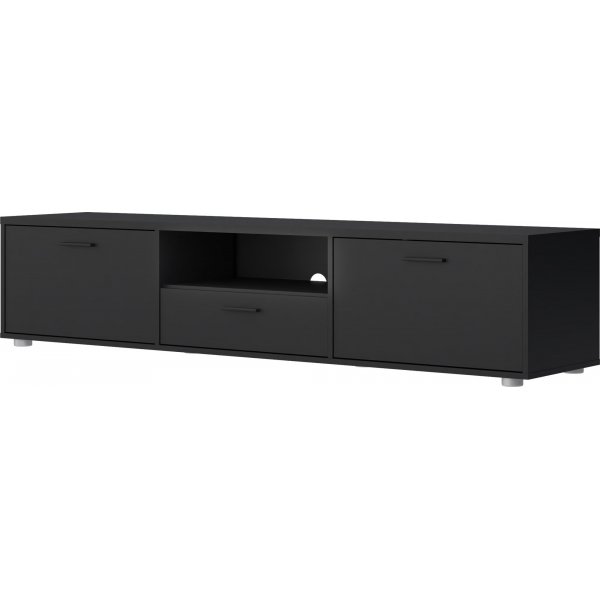 Media wide media benk med skuffer - Sort Media wide media benk med skuffer - Sort