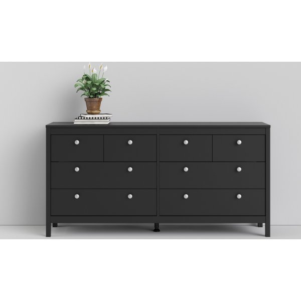 Madrid bred kommode - Sort