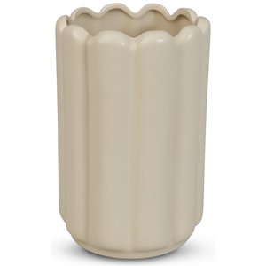 Vase Ribb H23 cm - Beige
