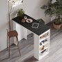 Style barbord - Hvit/svart Style barbord - Hvit/svart