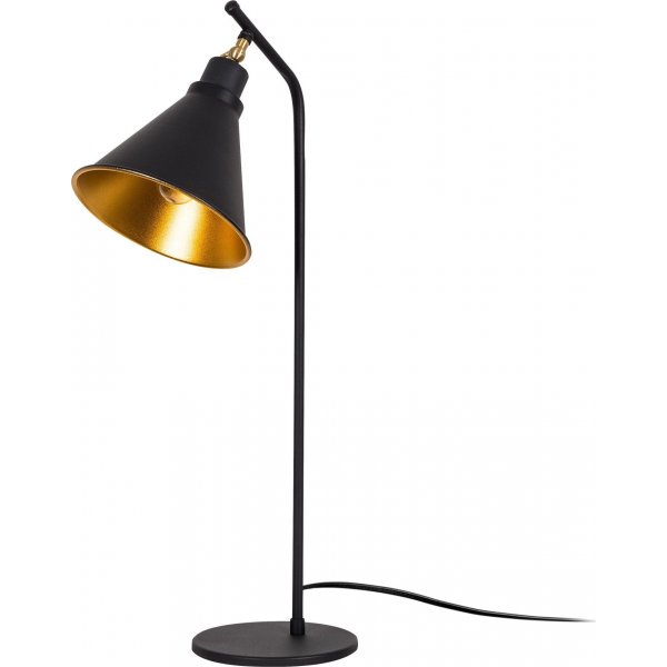 Sivani bordlampe 2 - Svart/gull Sivani bordlampe 2 - Svart/gull