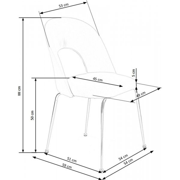 Cadeira spisestuestol 385 - Gr�