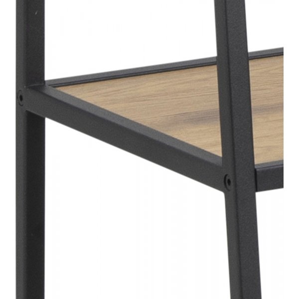 Seaford stigehylle 77x138 cm - Eik/sort Seaford stigehylle 77x138 cm - Eik/sort