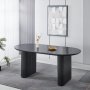 Callum spisebord 180x90 cm - Svartbeiset eik Callum spisebord 180x90 cm - Svartbeiset eik