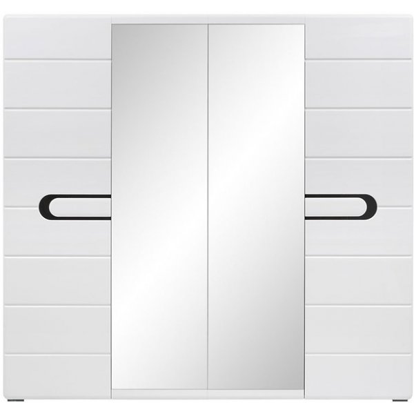 Hagfors garderobe - Sort/hvit