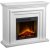 Willburn II Elektrisk peis med Dekorativ flamme - Hvit