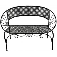 Alice utesofa i metall - Svart Alice utesofa i metall - Svart
