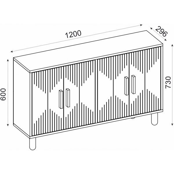 Roger skjenk - Safir eik Roger skjenk - Safir eik