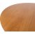 Kelia spisebord med avrundede ben 100 cm - Lerk/sort