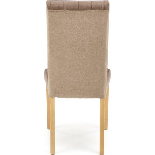 Heather spisestuestol - Beige fløyel/bøk Heather spisestuestol - Beige fløyel/bøk