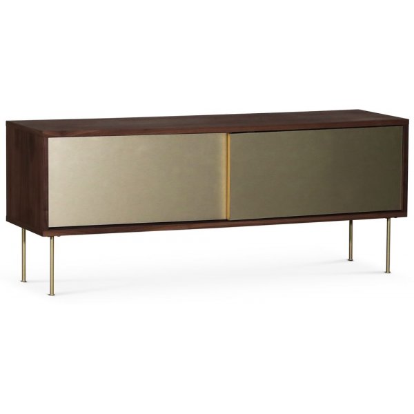 Volum media benk 132 cm - Valntt / messing